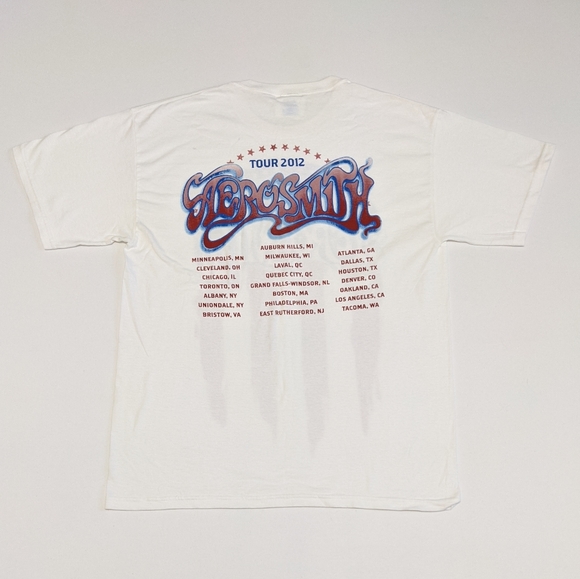 2012 Aerosmith Concert T-shirt - Picture 2 of 3